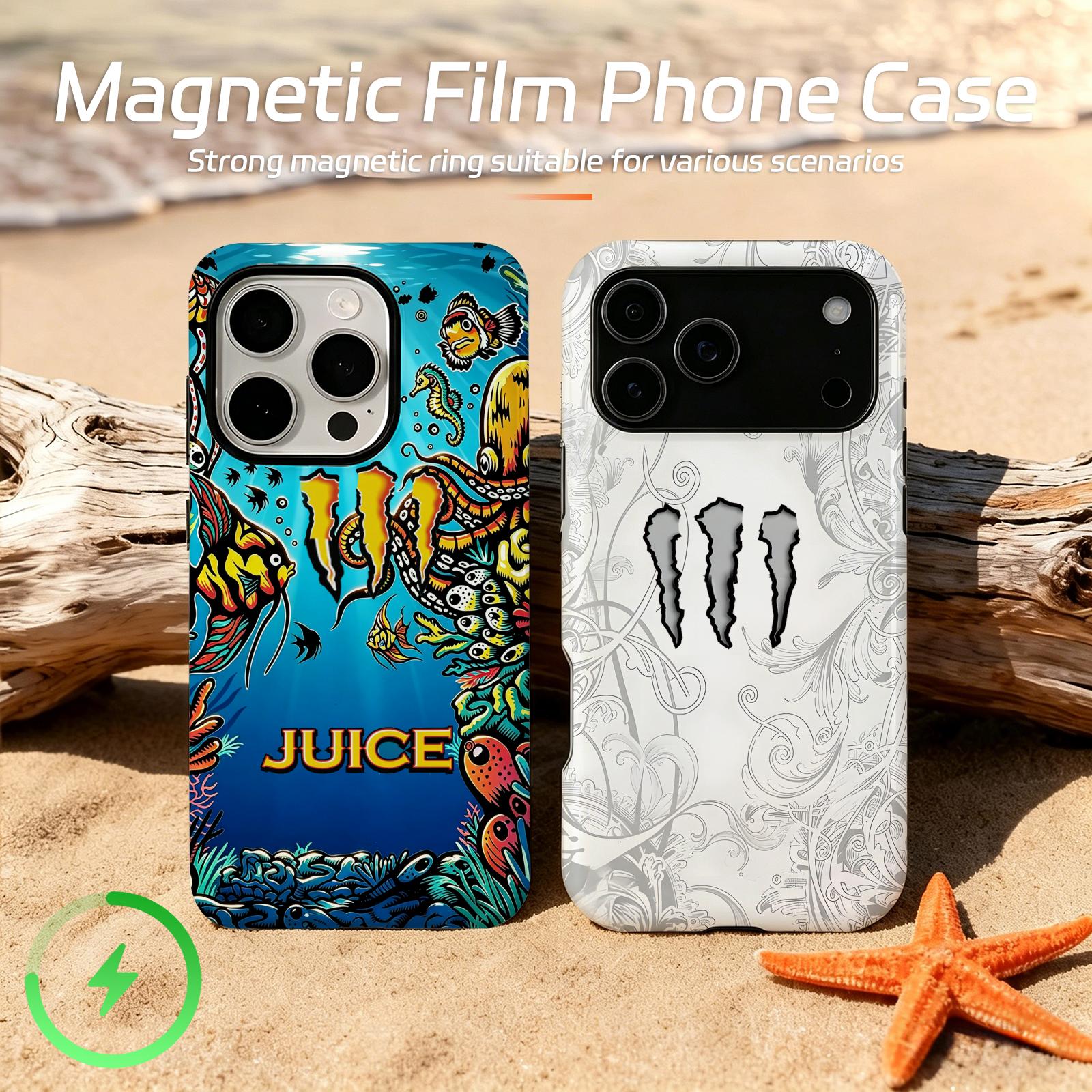 Phone Cases Designer - M-MonsterES Fashion Design Magnetic Energy Drink