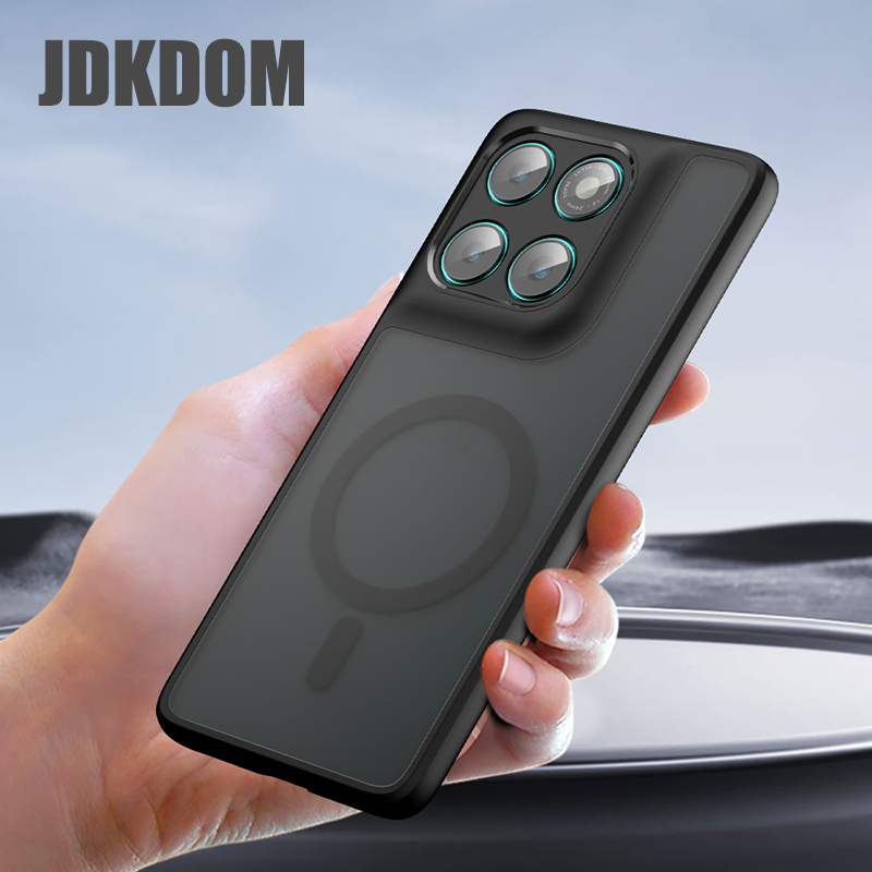 Phone Cases Moto G 2025 - JDKDOM Magnetic Wireless Charging Case For