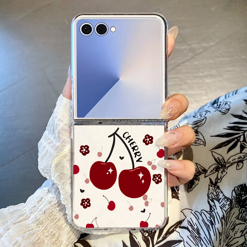 Phone Cases Z Flip 5 - Cute Large Cherry Phone Case For