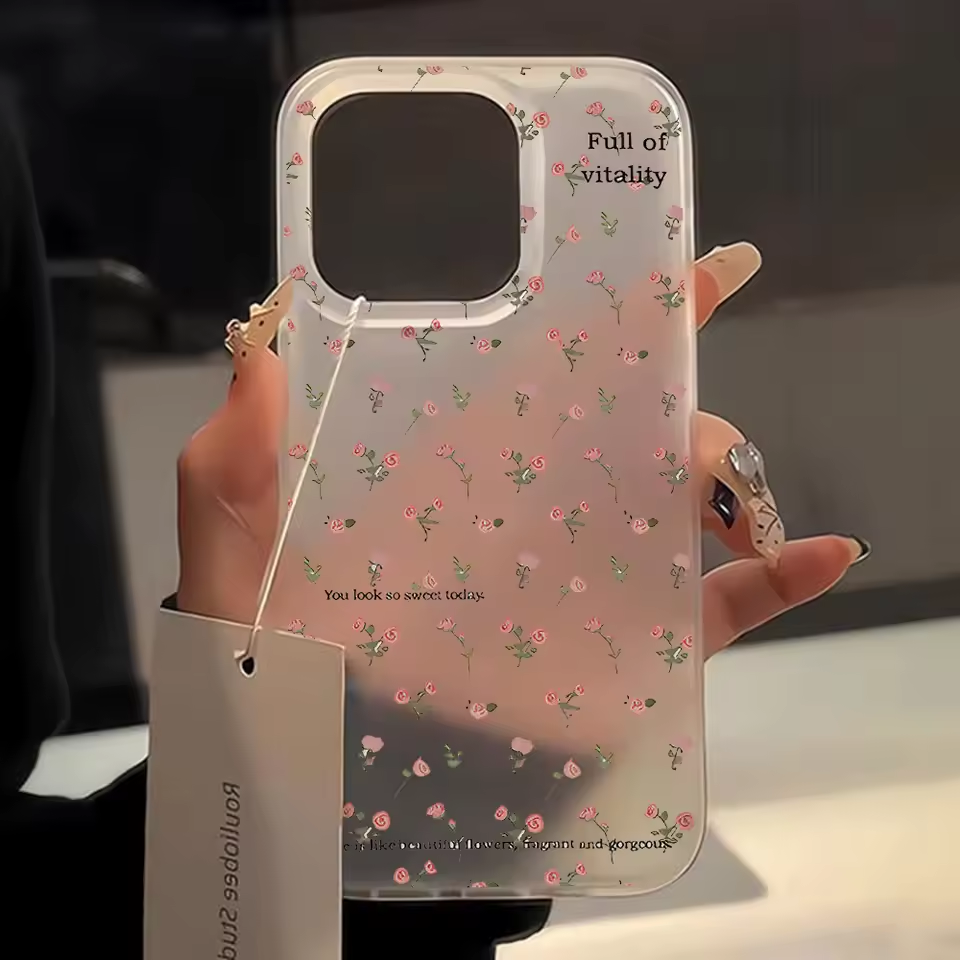 Phone Cases Designer - Oil Painting Flower Design Print Phone