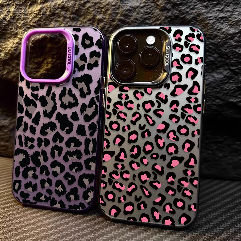 Phone Cases Durable - Fashion Aesthetic Leopard Print Phone Case