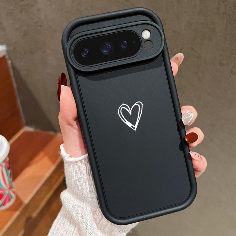 Phone Cases Pixel 10 - Simple Love Pattern Soft Case For