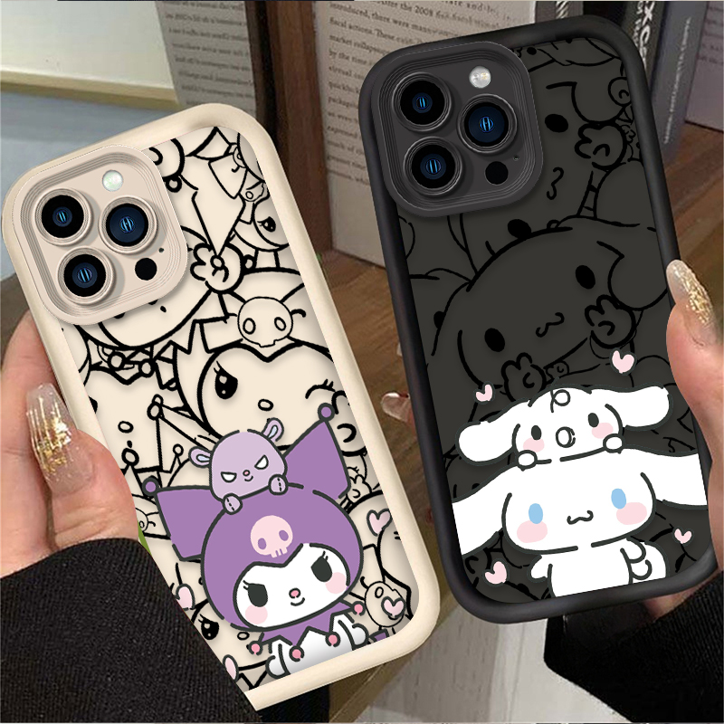 Phone Cases Durable - Cinnamoroll Kuromi Fashion Case for IPhone