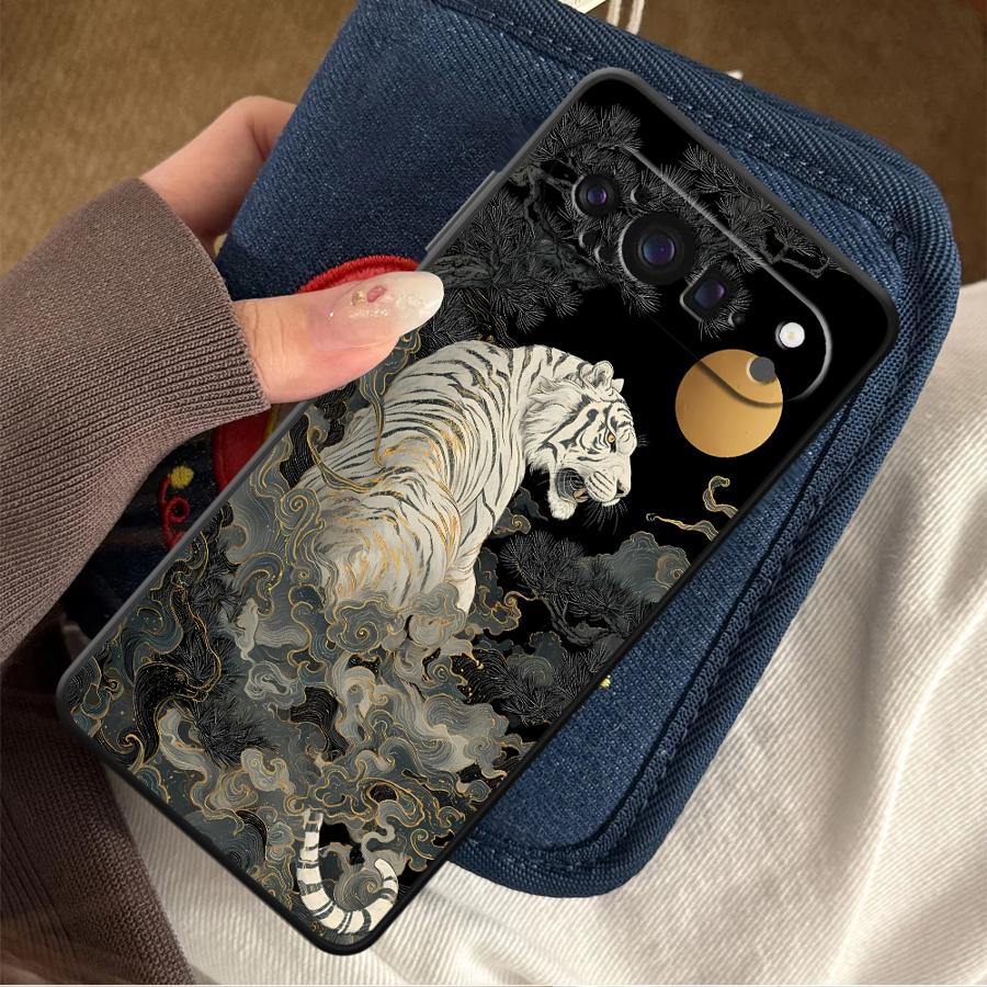 Phone Cases Pixel 10 - White Tiger Funda Phone Cover Case