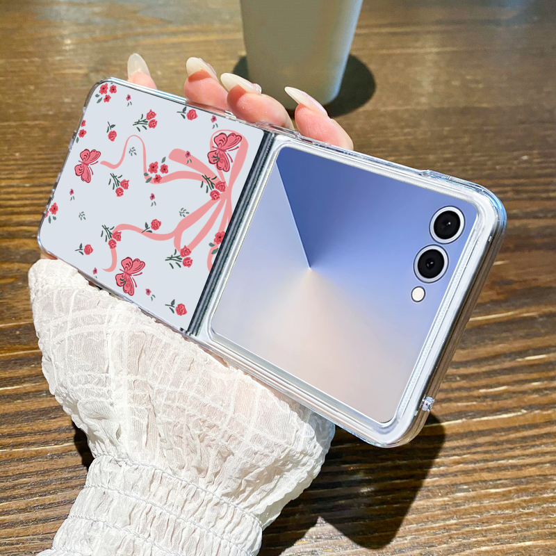 Cherry Bow Pattern Phone Case  - Phone Cases Z Flip 5 recensie en prijs