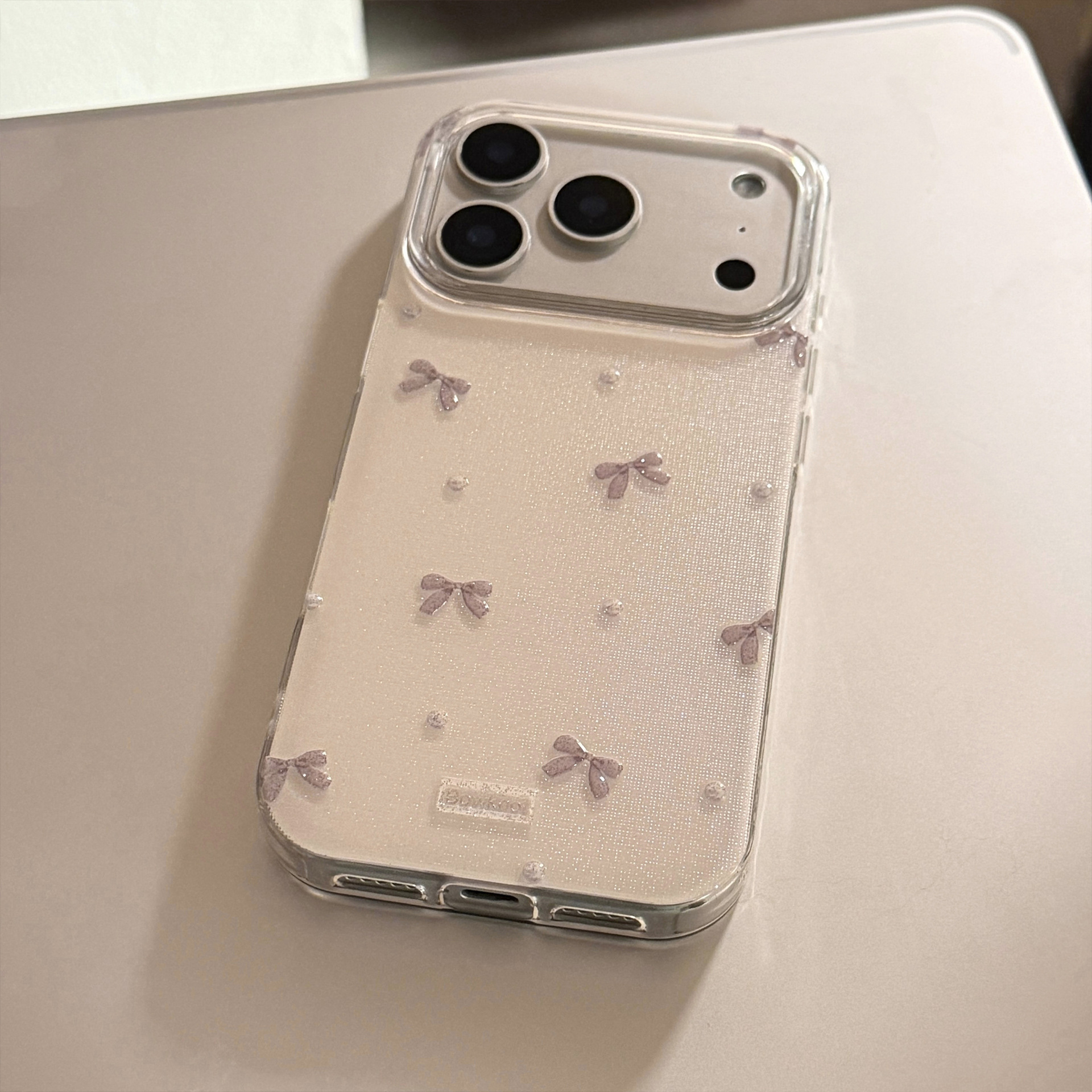 Korean 3D Bowknot Glitter Phon - Phone Cases Arc recensie en prijs
