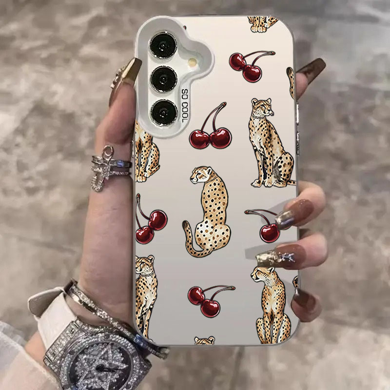 Cherry Leopard Design Laser Ph - Phone Cases Designer recensie en prijs