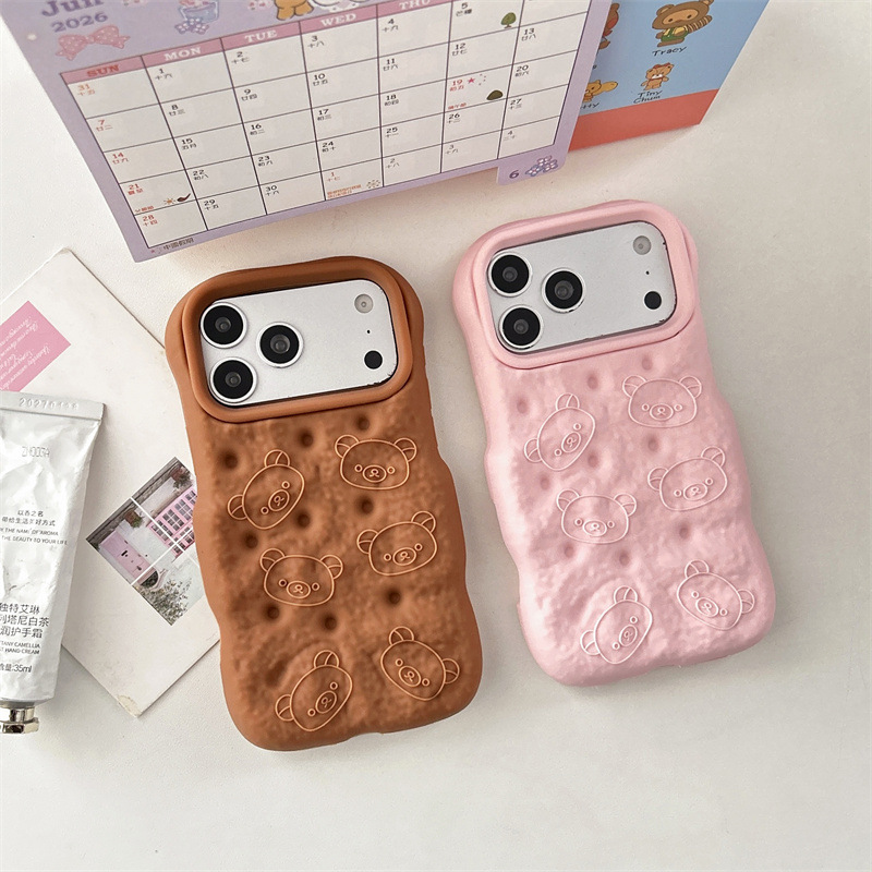Korean 3D Cartoon Bear Bread D - Phone Cases Designer recensie en prijs