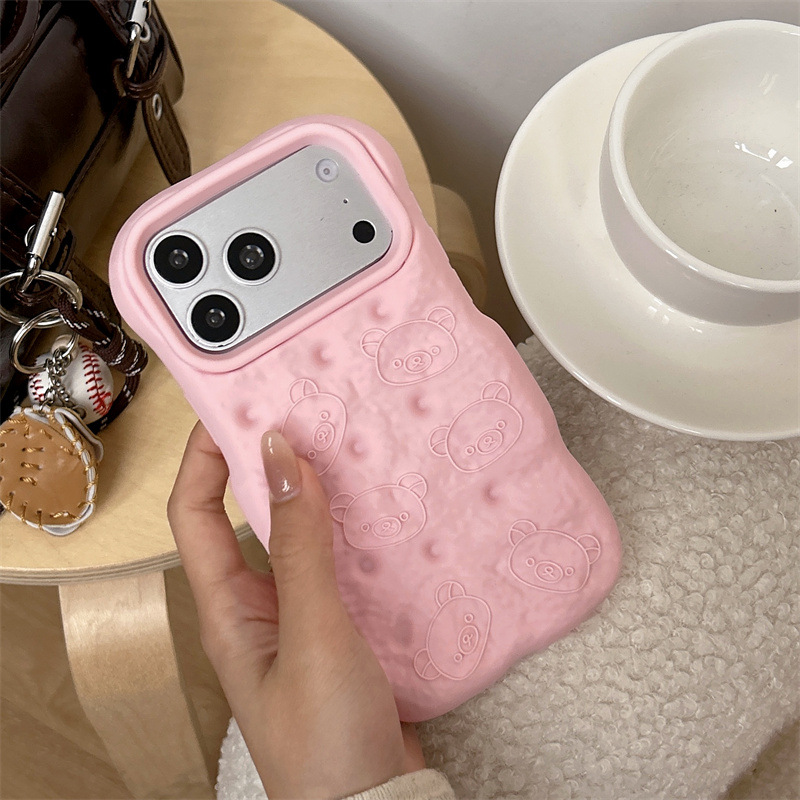 Korean 3D Cartoon Bear Bread D - Phone Cases Designer recensie en prijs