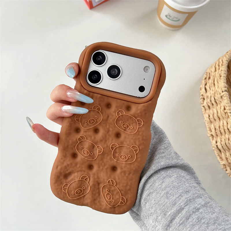 Korean 3D Cartoon Bear Bread D - Phone Cases Designer recensie en prijs