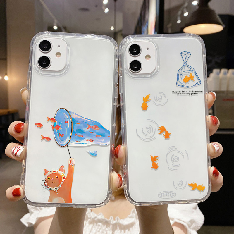 Lovely Fishes Clear Phone Case - Phone Cases For Iphone 13 recensie en prijs