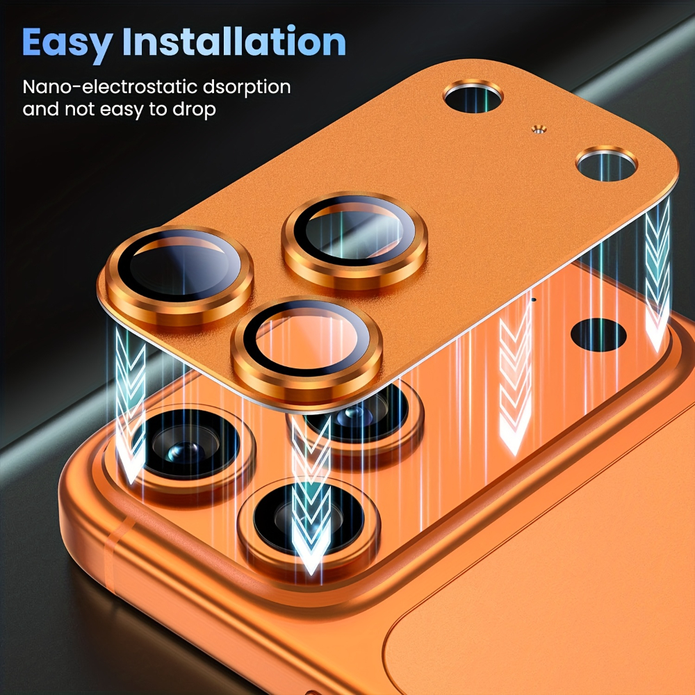 1Pcs Metal Tempered Glass Lens - Phone Cases Orange recensie en prijs