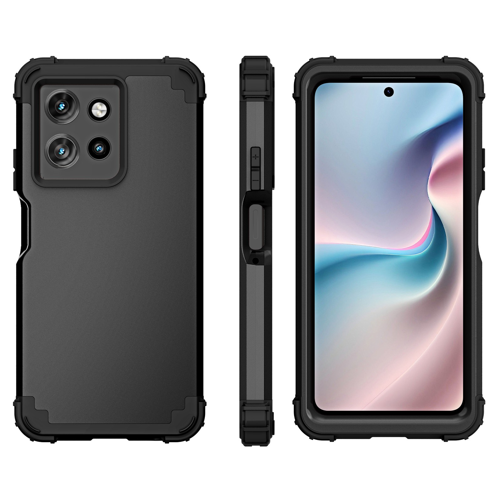 3-in-1 Heavy-Duty Rugged Phone - Phone Cases Moto G 2025 recensie en prijs