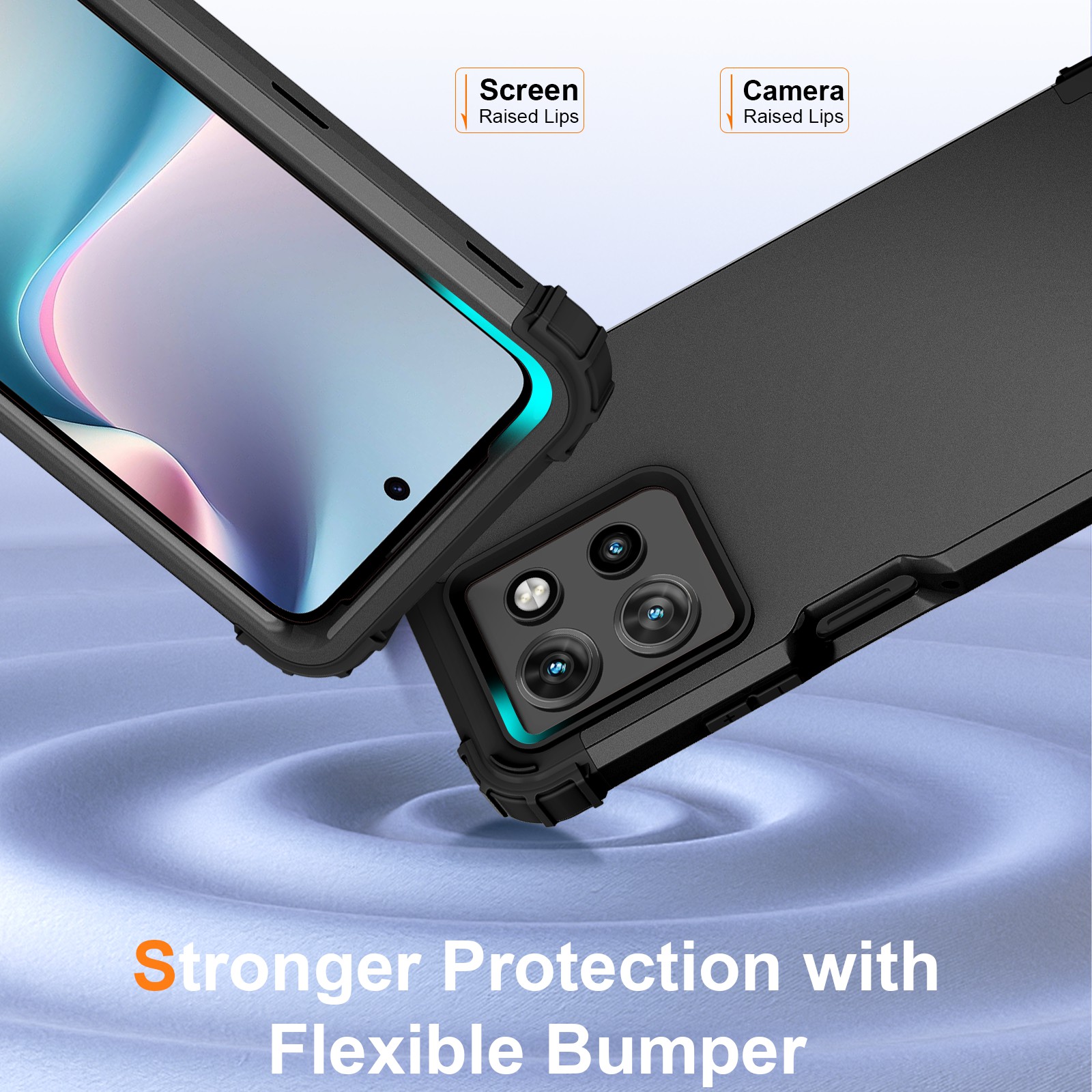3-in-1 Heavy-Duty Rugged Phone - Phone Cases Moto G 2025 recensie en prijs