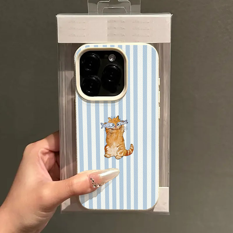 Cute Striped Kitten Fish Desig - Phone Cases Designer recensie en prijs
