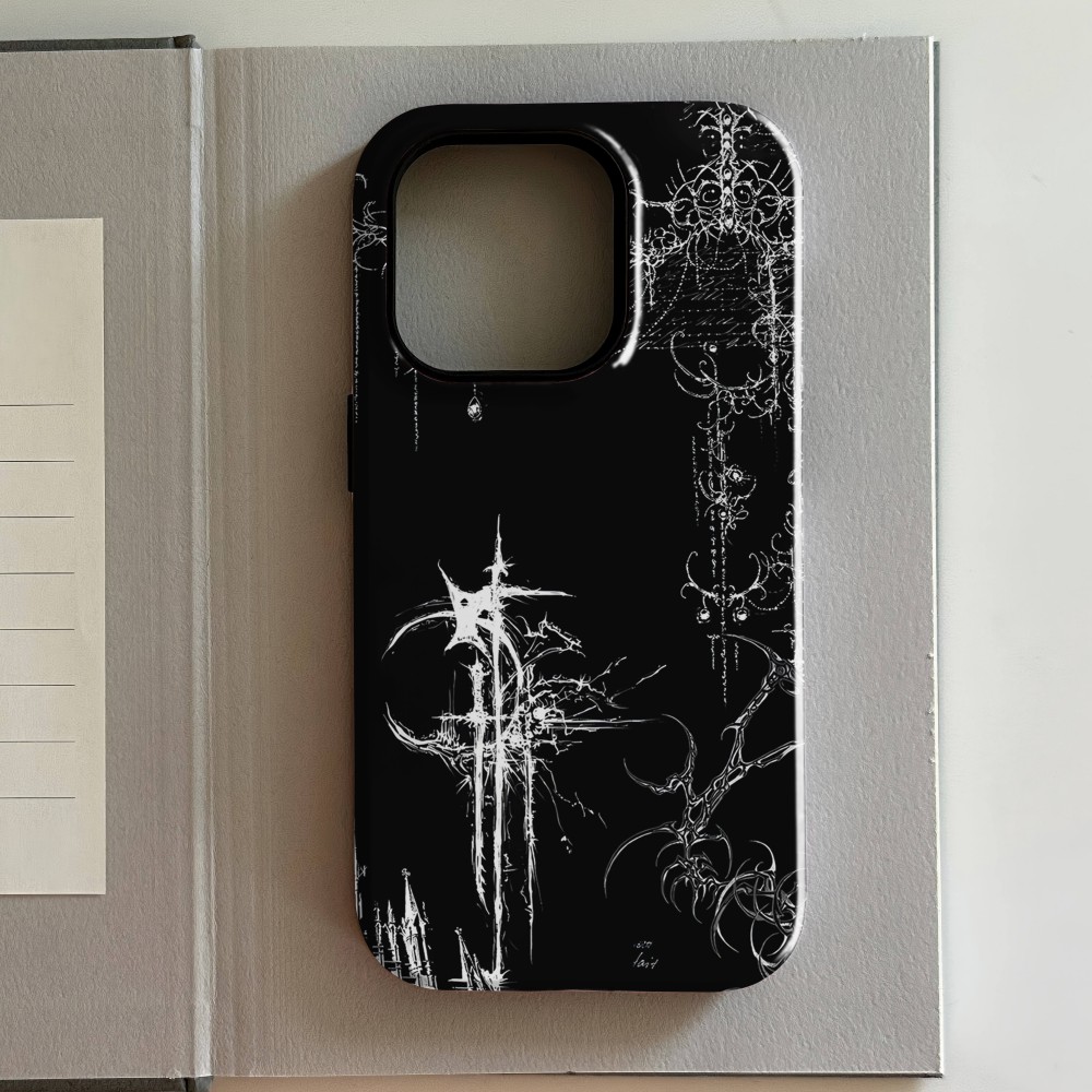 Luxury Gothic Style Cross Patt - Phone Cases Arc recensie en prijs