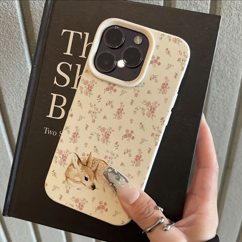 Cute Deer Full Floral Pattern  - Phone Cases Designer recensie en prijs