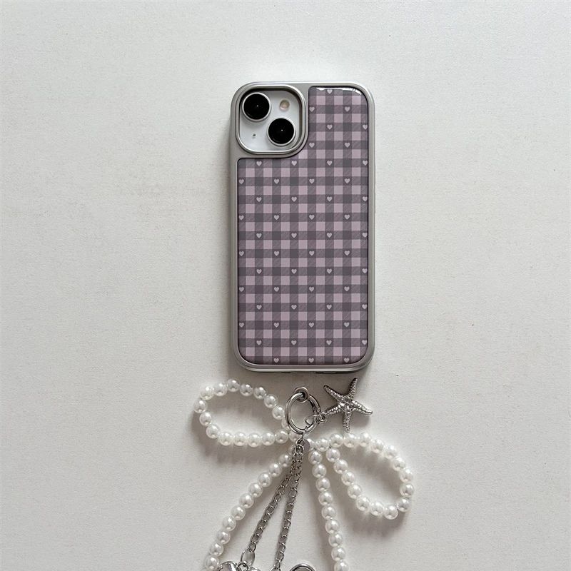 Pink Purple Heart-Shaped Check - Phone Cases Girls recensie en prijs
