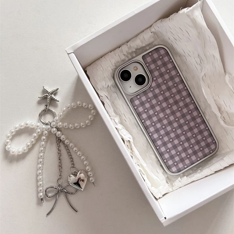 Pink Purple Heart-Shaped Check - Phone Cases Girls recensie en prijs