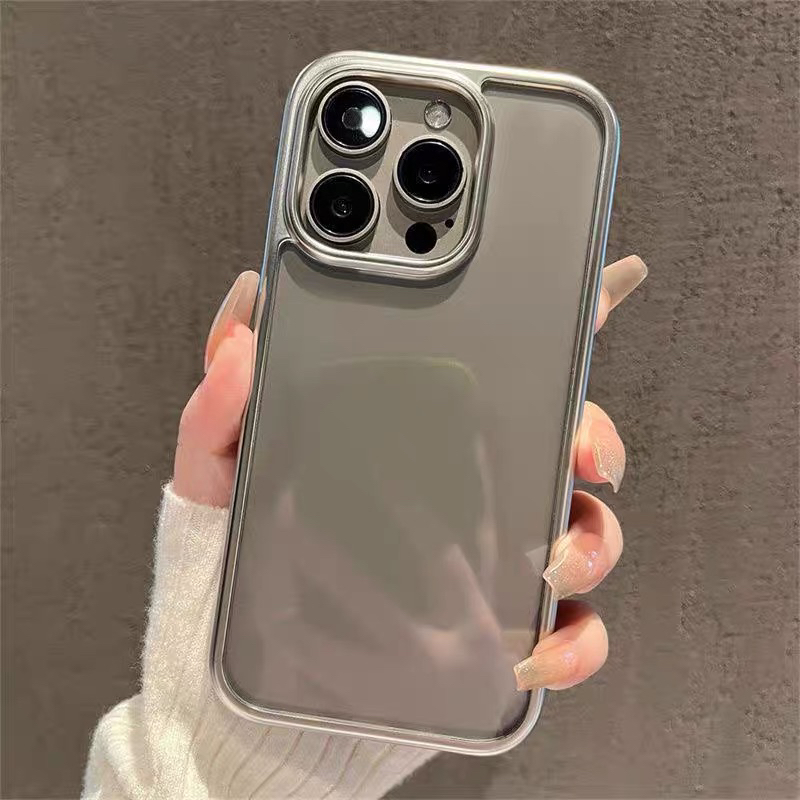 Solid Color Transparent Phone  - Phone Cases Best recensie en prijs
