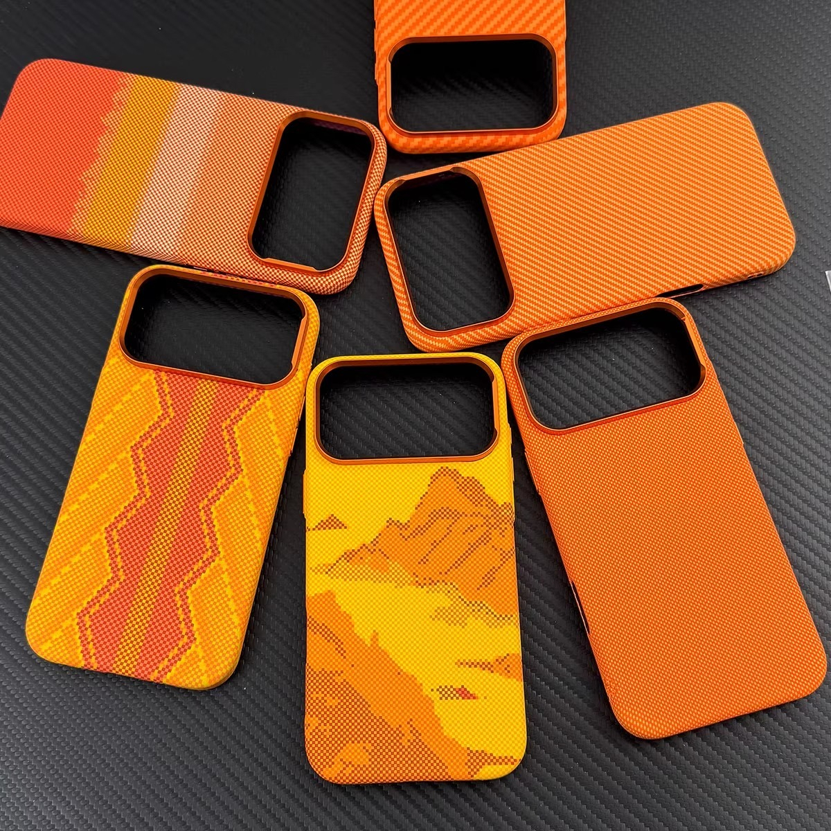 Vivid Orange Print Magnetic Ph - Phone Cases Orange recensie en prijs