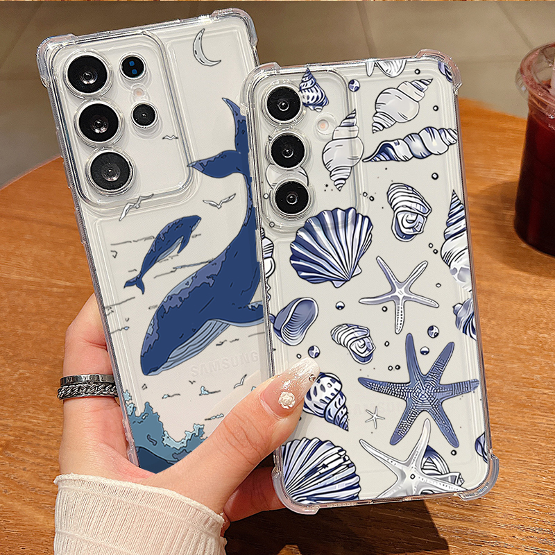 Whale Turtle Pattern Clear Pho - Phone Cases Galaxy S26 recensie en prijs