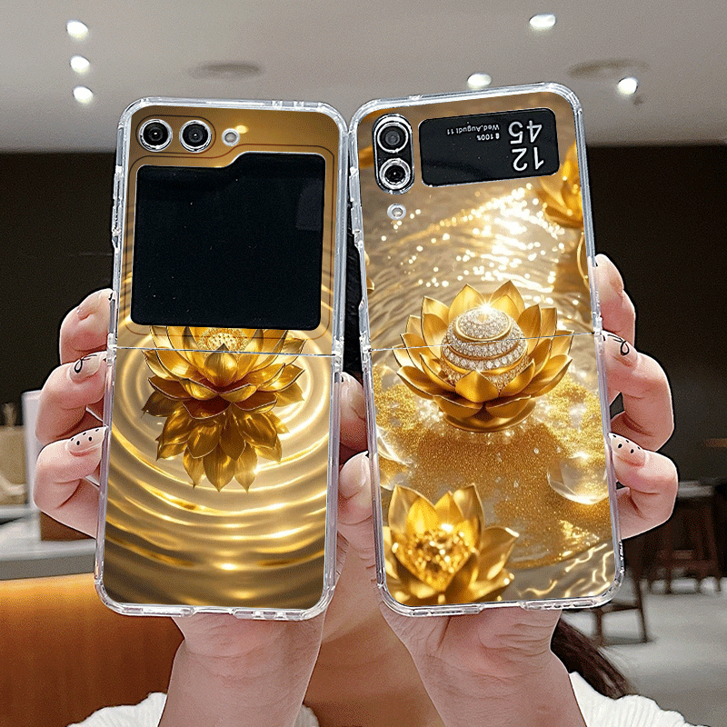 Creative Golden Lotus Flower P - Phone Cases Z Flip 5 recensie en prijs