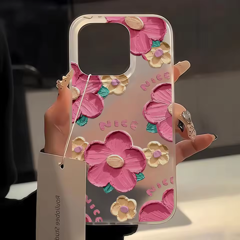 Oil Painting Flower Design Pri - Phone Cases Designer recensie en prijs