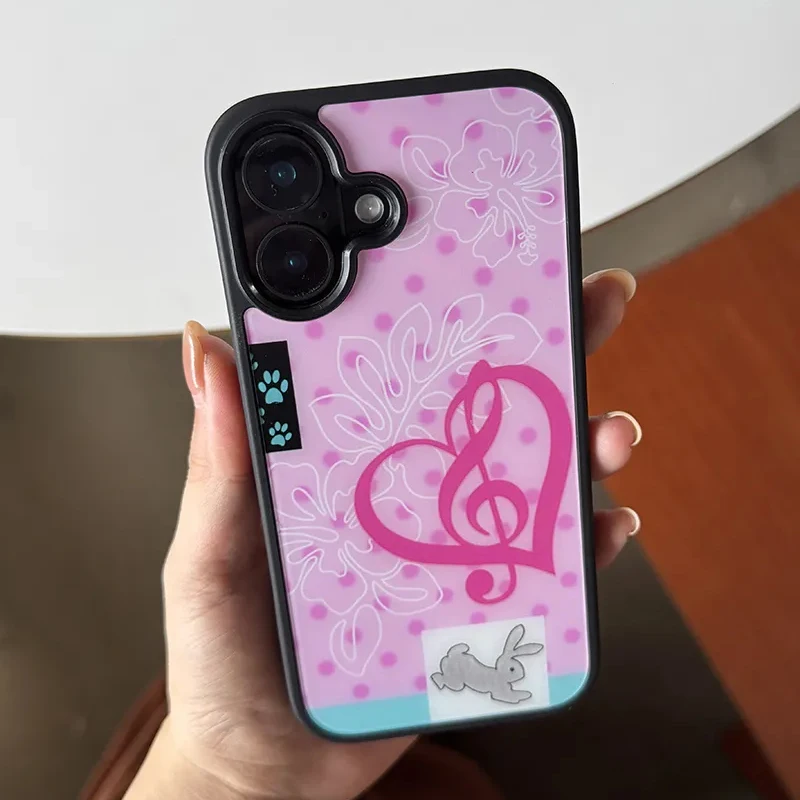 Fashion Cute Girl Pink Rabbit  - Phone Cases Girls recensie en prijs