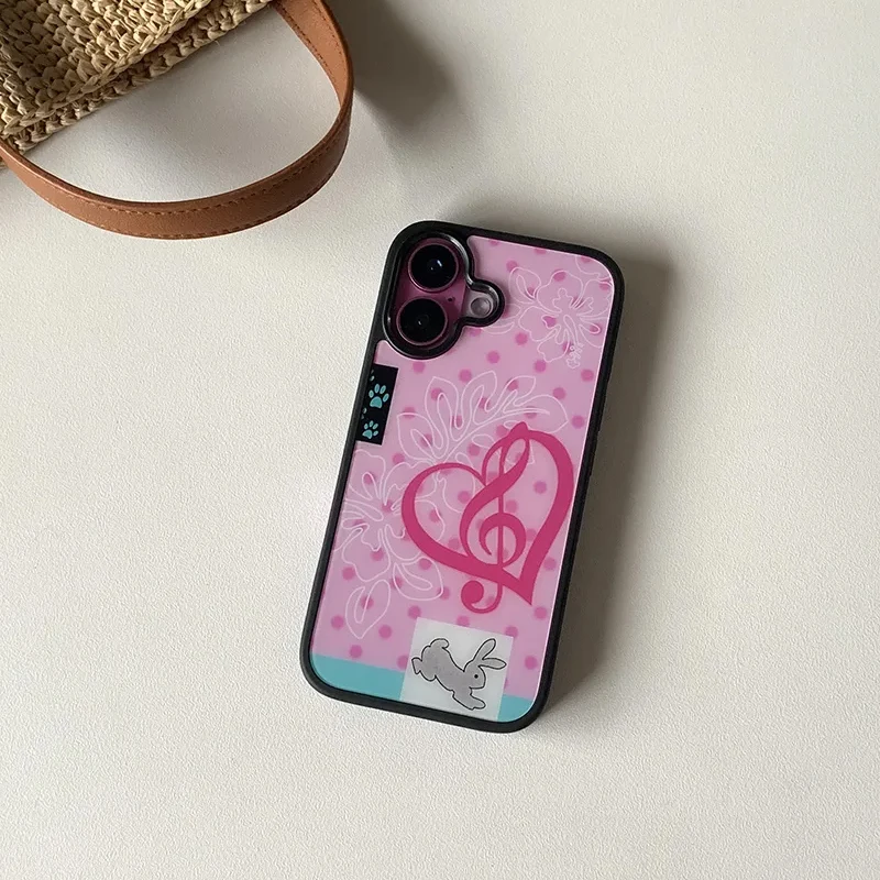 Fashion Cute Girl Pink Rabbit  - Phone Cases Girls recensie en prijs