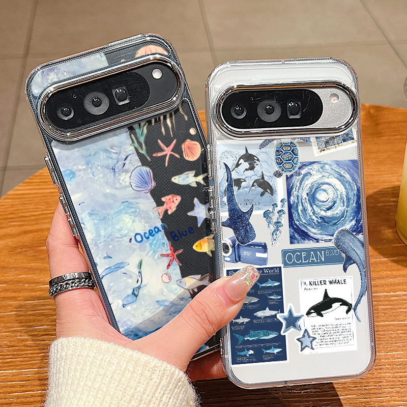 Ocean Shell Shark Patterned Ph - Phone Cases Pixel 10 recensie en prijs