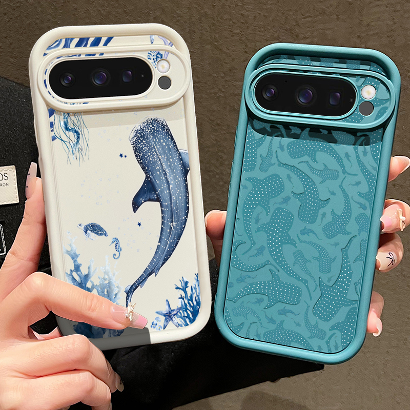 Ocean Whale Patterned TPU Phon - Phone Cases Pixel 10 recensie en prijs