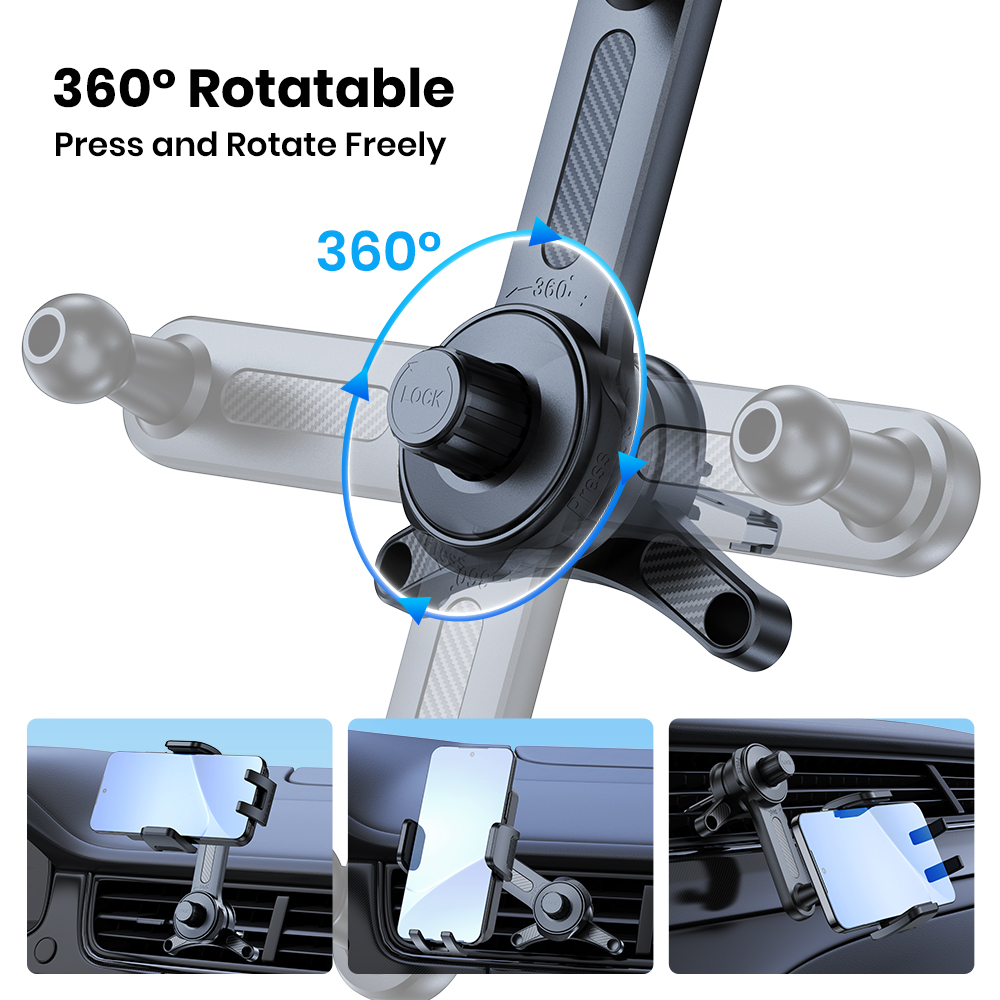 TOPK Car Phone Holder Air Vent - Phone Cases Heavy Duty recensie en prijs