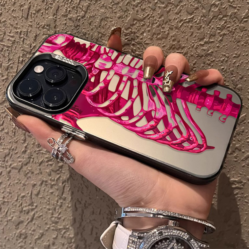 Luxury Pink Green Skull Phone  - Phone Cases Best recensie en prijs