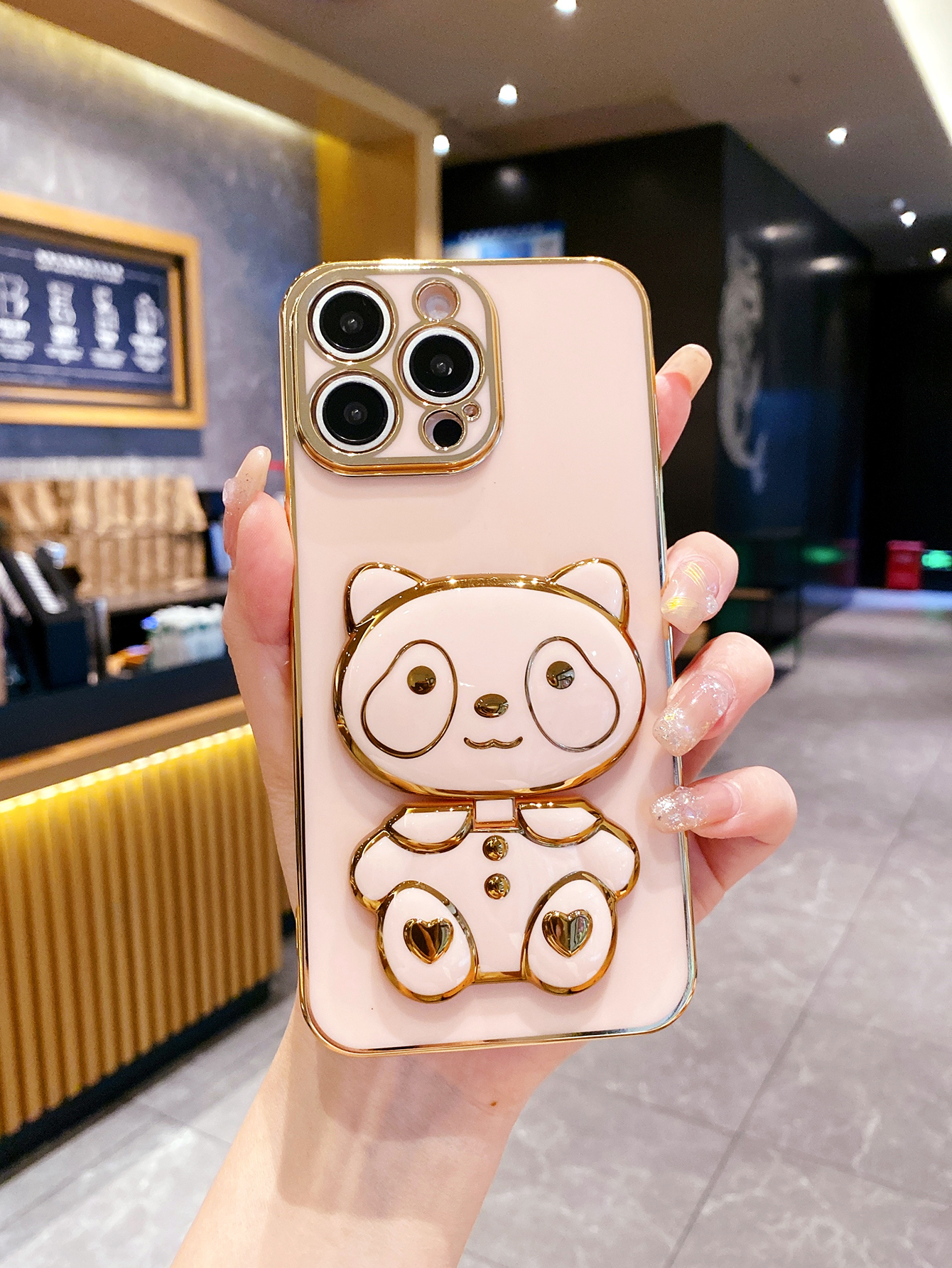 Luxury Plating Panda Mirror Ho - Phone Cases Best recensie en prijs