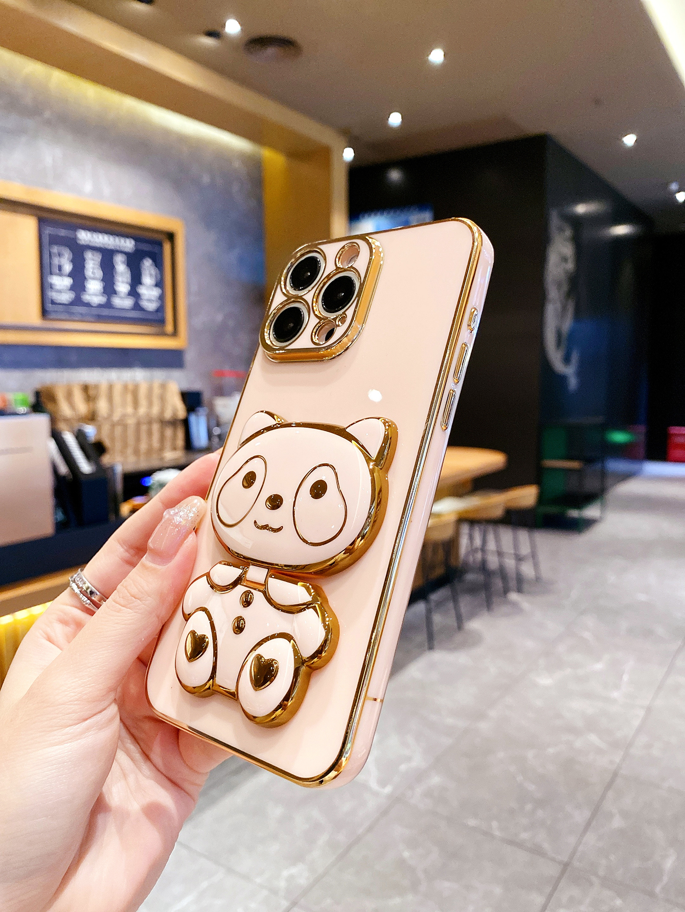 Luxury Plating Panda Mirror Ho - Phone Cases Best recensie en prijs
