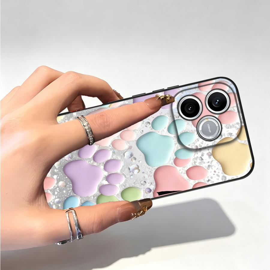 Orange Rose Paw Print Funda Ph - Phone Cases Orange recensie en prijs