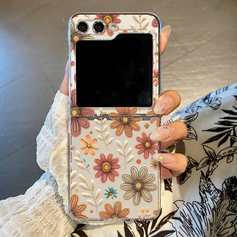 Realistic Floral Print Phone C - Phone Cases Z Flip 5 recensie en prijs
