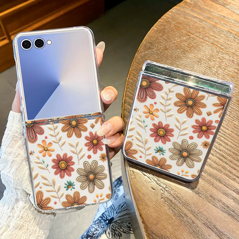 Realistic Floral Print Phone C - Phone Cases Z Flip 5 recensie en prijs