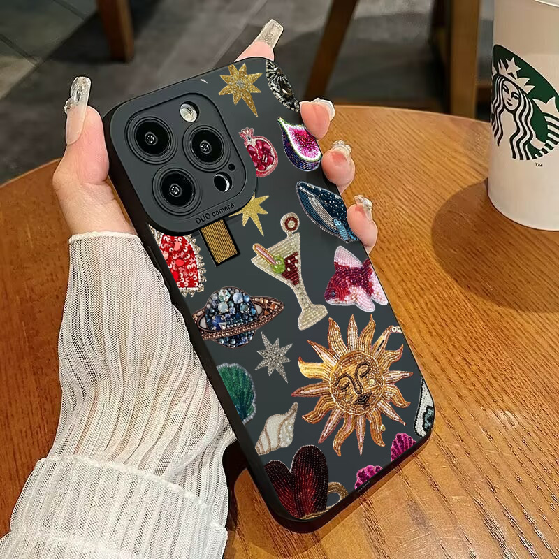 Fashion Black Collage Pattern  - Phone Cases Arc recensie en prijs