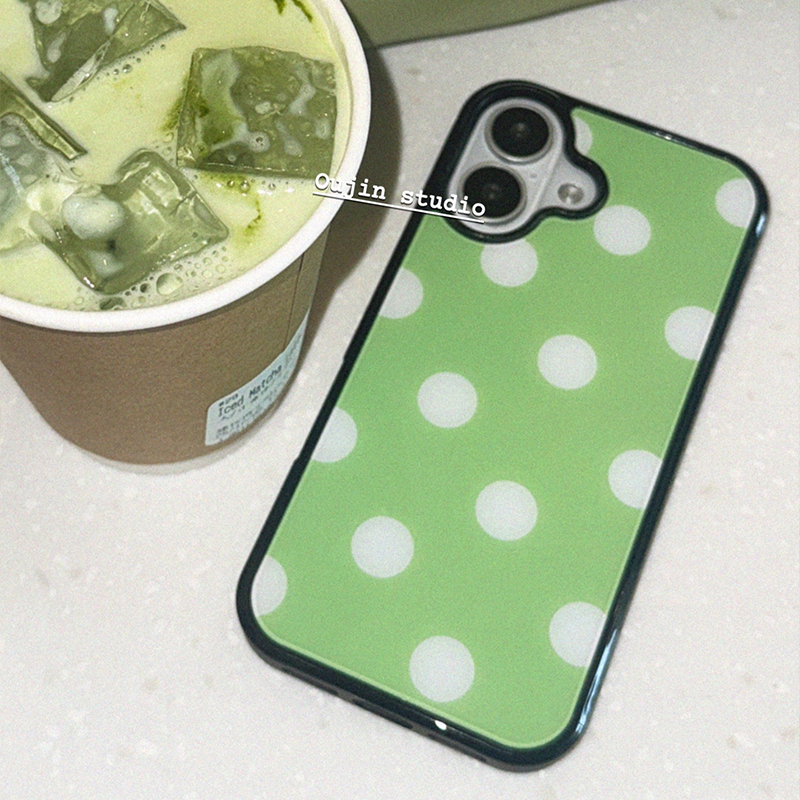 Korean Green & Orange Polka Do - Phone Cases Orange recensie en prijs
