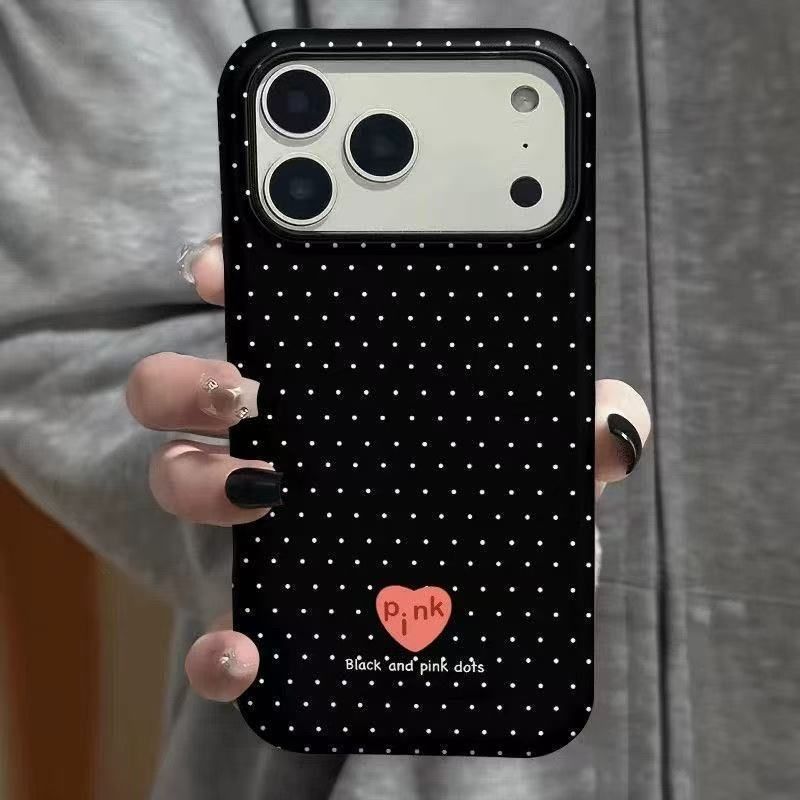 Fresh Simple Black Polka Dot H - Phone Cases Black recensie en prijs
