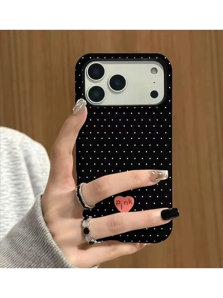 Fresh Simple Black Polka Dot H - Phone Cases Black recensie en prijs
