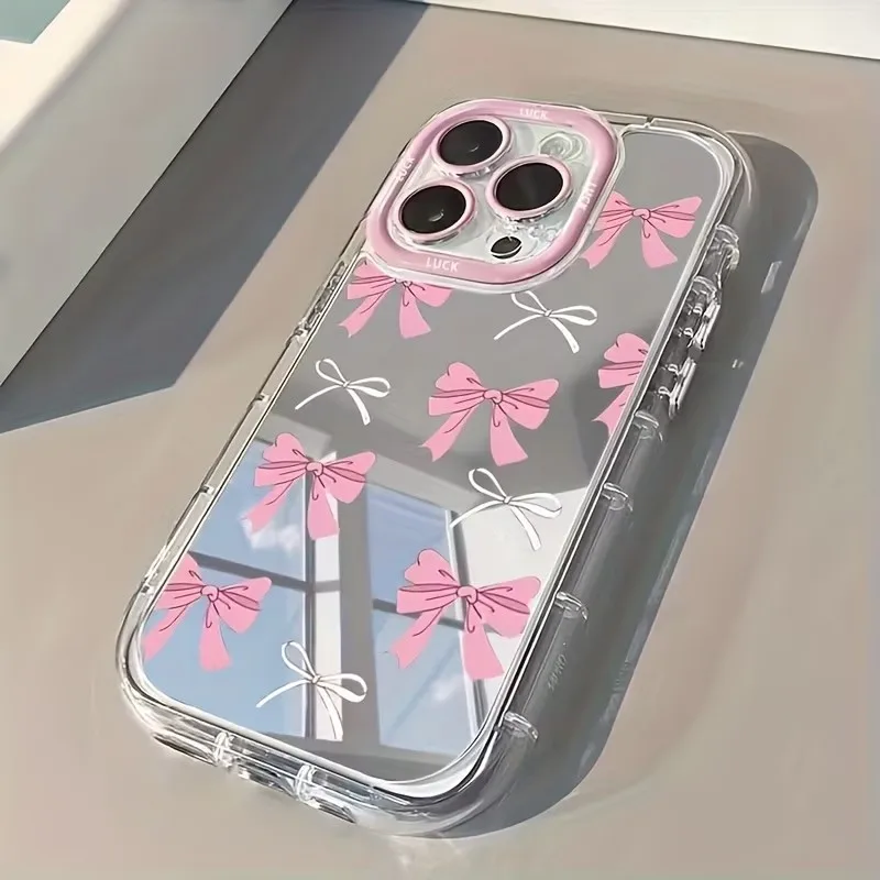 Simple Blue Pink Bow Girl Cute - Phone Cases Girls recensie en prijs