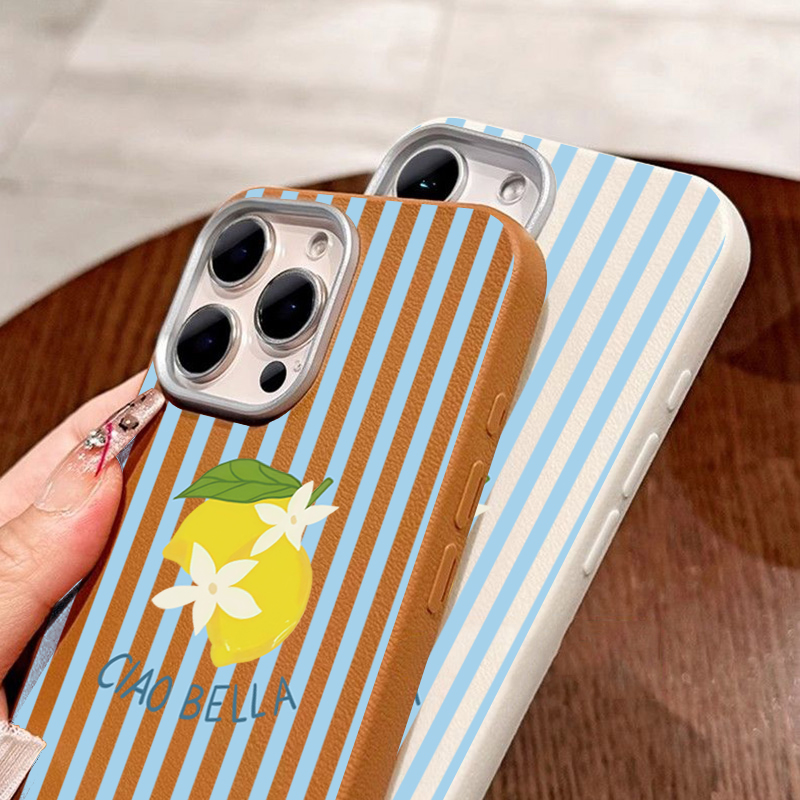 Lemon Striped Retro Design Sui - Phone Cases Designer recensie en prijs