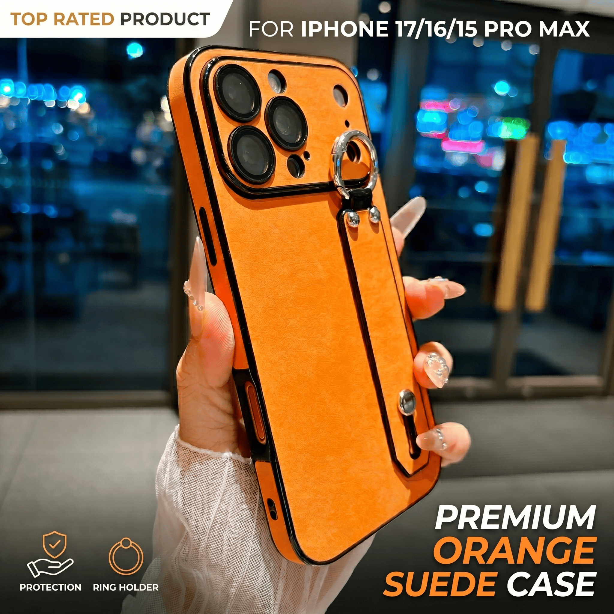 Suede Leather Wrist Strap Hold - Phone Cases For Iphone 13 recensie en prijs