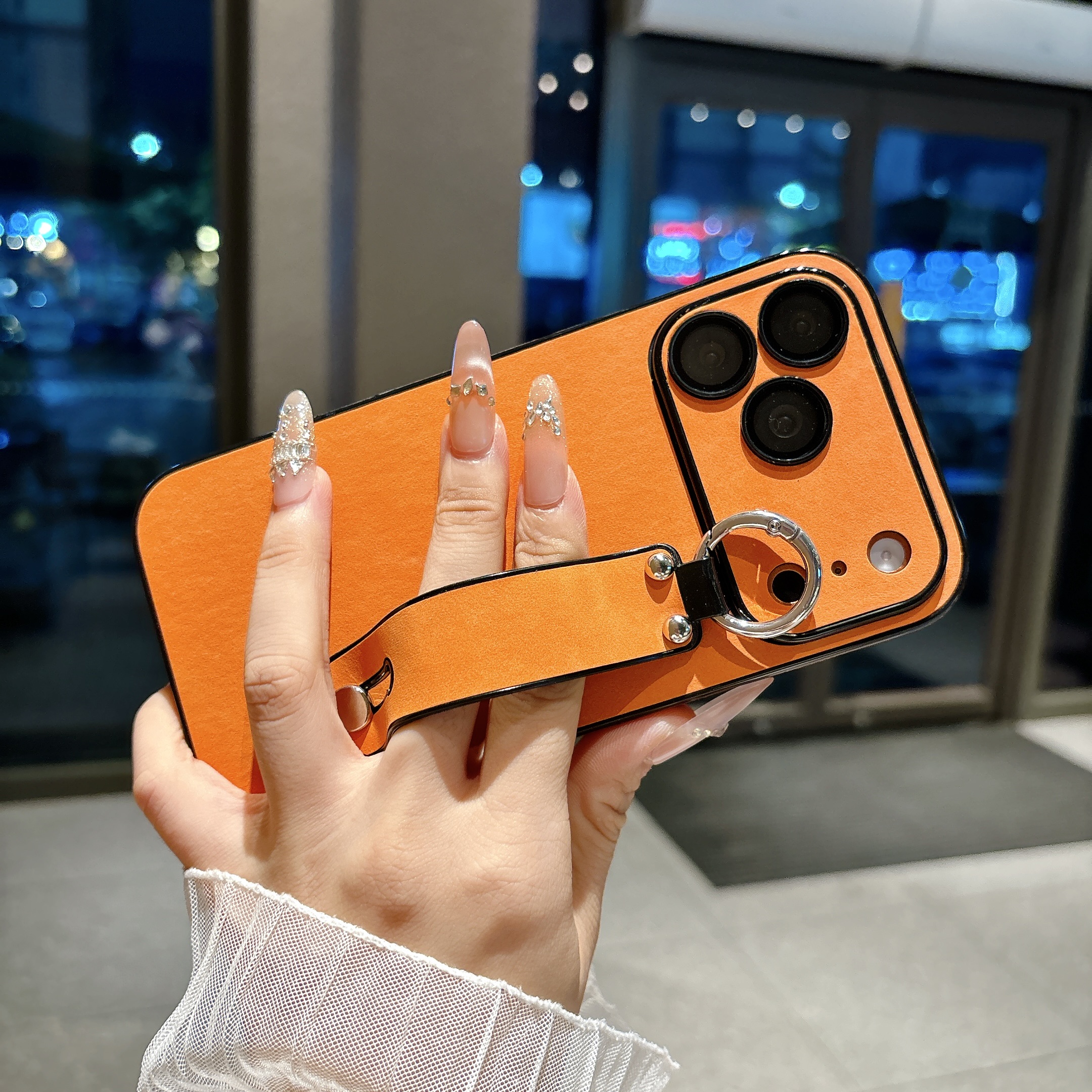 Suede Leather Wrist Strap Hold - Phone Cases For Iphone 13 recensie en prijs
