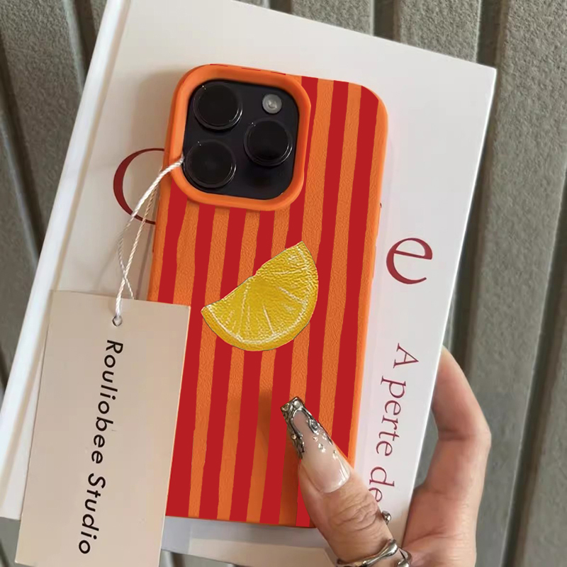 Special Colorful Striped Soft  - Phone Cases Orange recensie en prijs