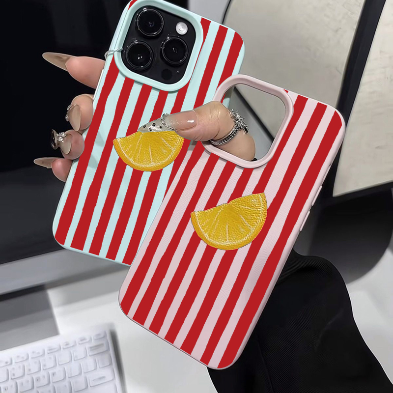 Special Colorful Striped Soft  - Phone Cases Orange recensie en prijs