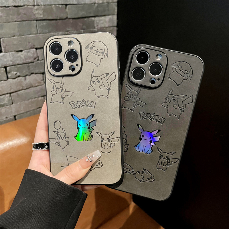 Cartoon Pikachu Faux Leather L - Phone Cases Durable recensie en prijs